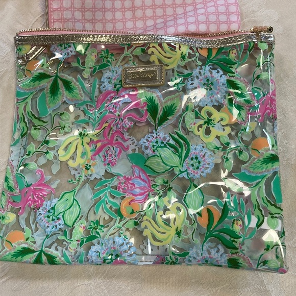 Lilly Pulitzer Via Amore Spritzer Beach Day Pouch Set NWT - Picture 4 of 9
